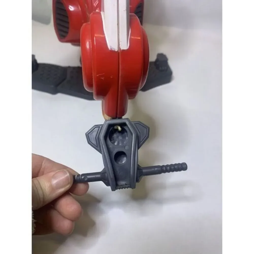Vintage 1998‎ Rescue Hero's Red Helicopter Toy Working Pull String